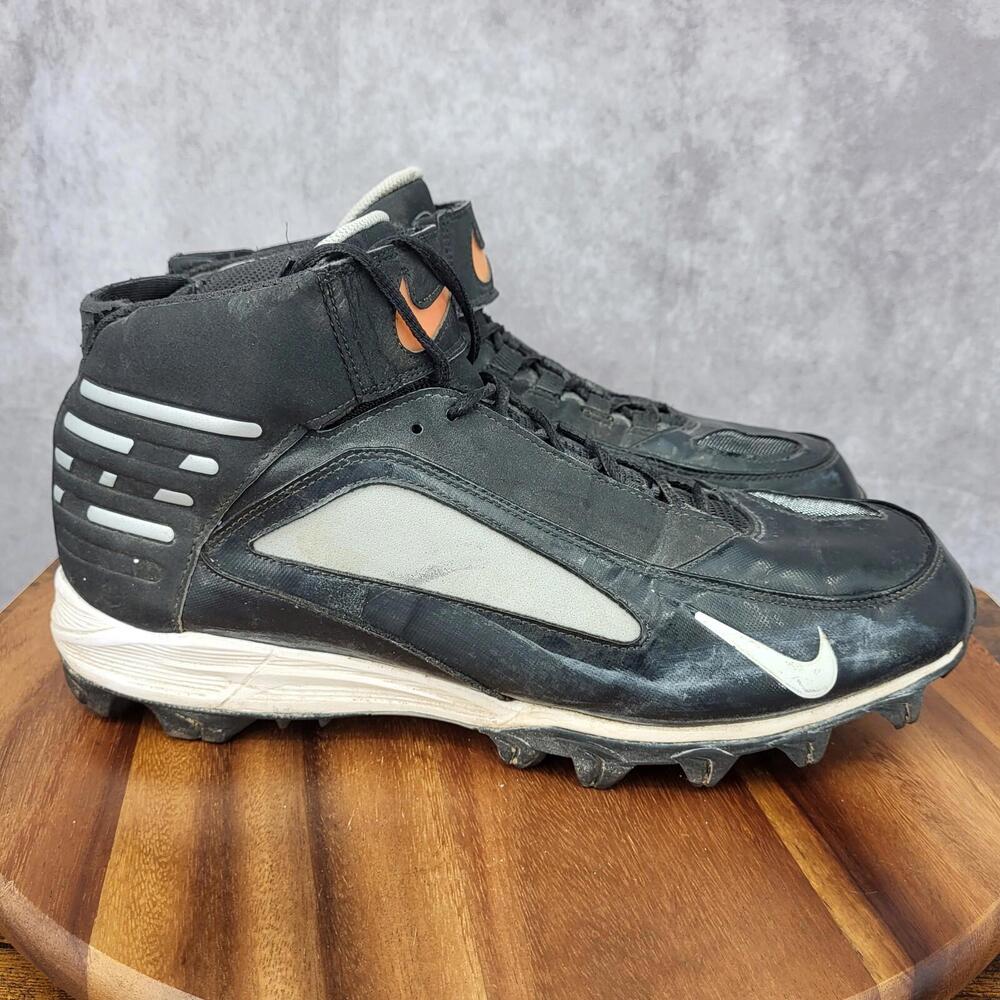 Nike LT 2.1 Shark Football Cleats Mens Size 12 Black‎ Shoes 349037013